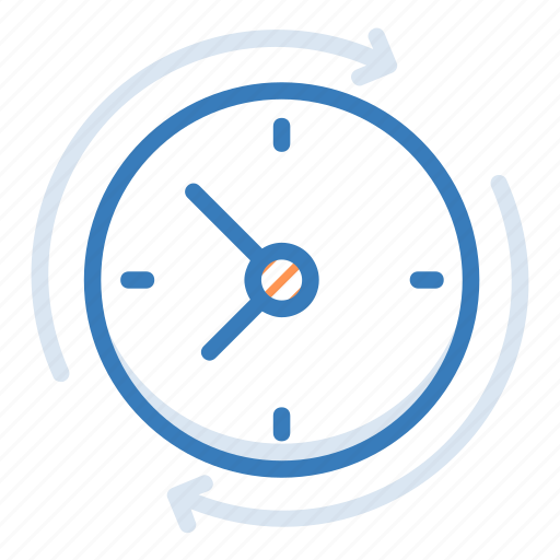 Around the clock, clock, clockwise, passage of time, time left icon - Download on Iconfinder