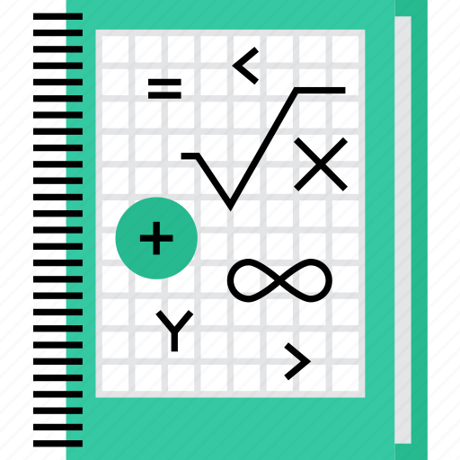 Calculation, figures, formula, math, mathematics, numbers, workbook icon - Download on Iconfinder