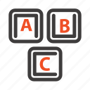 abc, alphabet, basic, blocks, knowledge