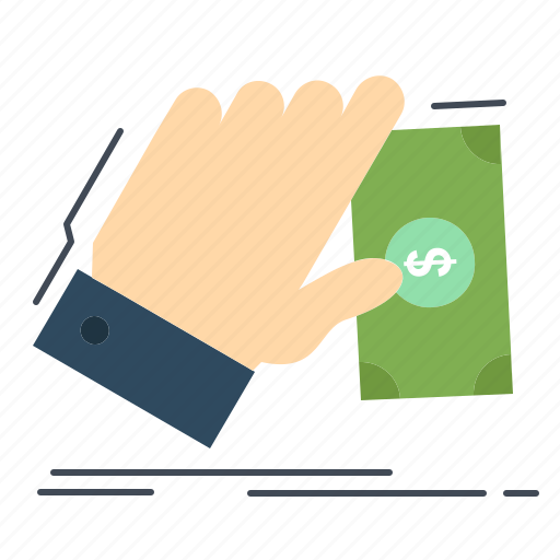 Business, dollar, earn, hand, money icon - Download on Iconfinder