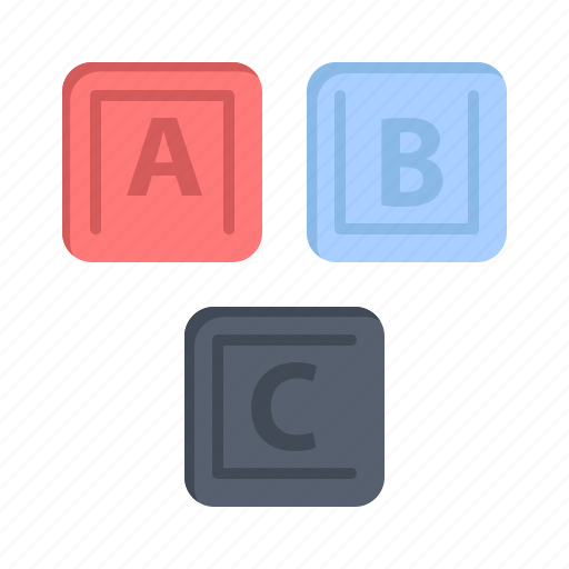 Abc, alphabet, basic, blocks, knowledge icon - Download on Iconfinder