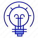 bulb, energy, idea, solution