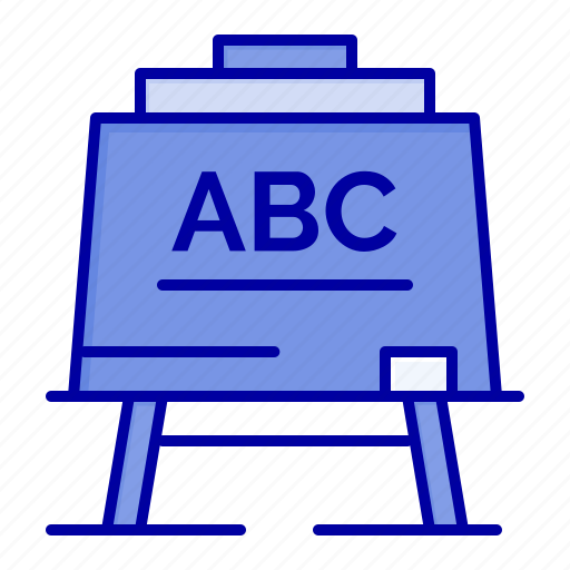 Abc, board, learining, teacher icon - Download on Iconfinder