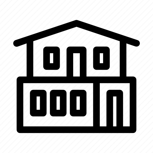 Architecture, building, home, house, property, real estate, residential icon - Download on Iconfinder