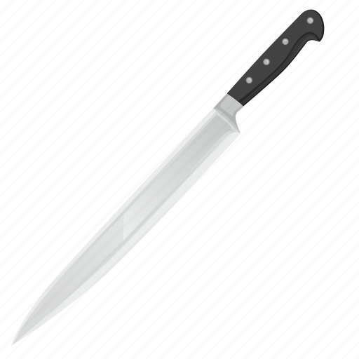 Blade, cook, kitchen, knife, long, steel icon - Download on Iconfinder