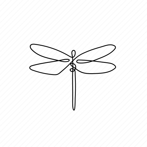 Insect, nature, ecology, minimalism, art, style, dragonfly icon - Download on Iconfinder