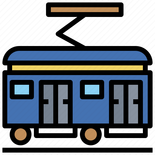 Automobile, public, tram, transport, transportation, vehicle icon - Download on Iconfinder