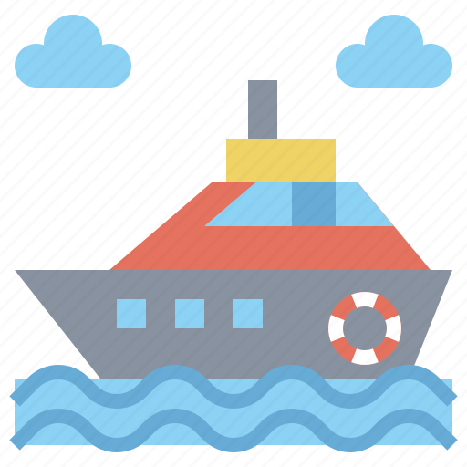 Boat, cruise, ship, ships, transport, transportation, yacht icon - Download on Iconfinder