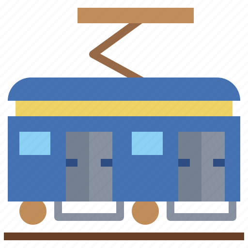 Automobile, public, tram, transport, transportation, vehicle icon - Download on Iconfinder