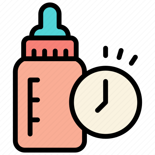 Baby, bottle, feeding, milk, mom, time, mother icon - Download on Iconfinder