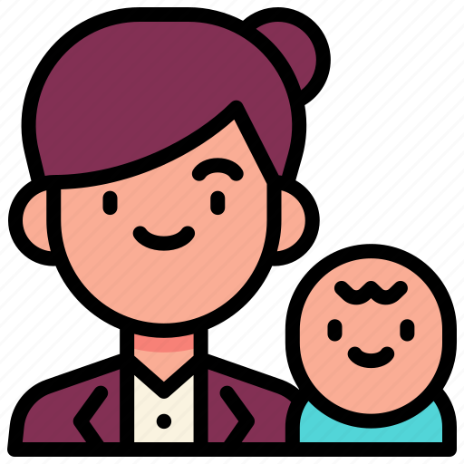 Mom, boss, mother, working, business, woman, office icon - Download on Iconfinder