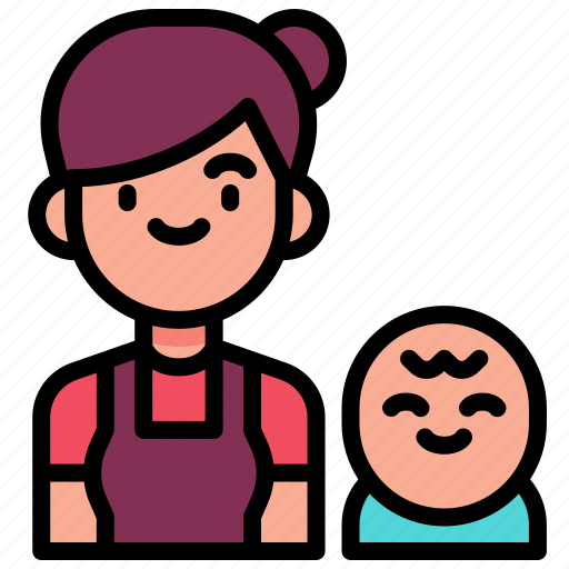 Mother, mom, boss, working, business, woman, office icon - Download on Iconfinder