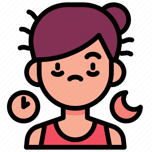 Mother, mom, tired, working, boss, sleepless, woman icon - Download on Iconfinder