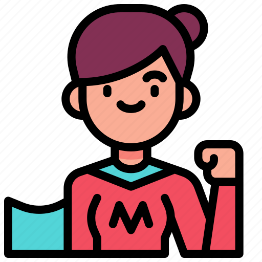 Super, mom, hero, boss, business, working, woman icon - Download on Iconfinder