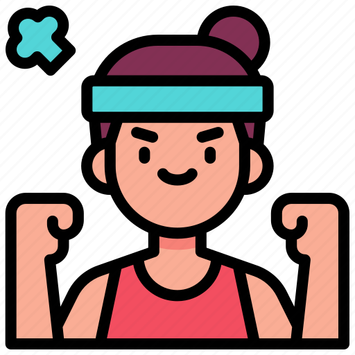 Woman, mom, fight, boss, power, working, mother icon - Download on Iconfinder
