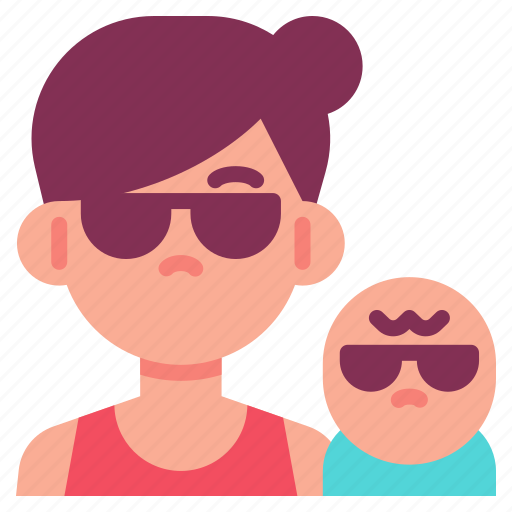 Mom, boss, mother, sunglasses, business, woman, cool icon - Download on Iconfinder