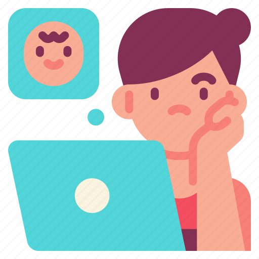 Mom, business, boss, working, woman, worry, laptop icon - Download on Iconfinder