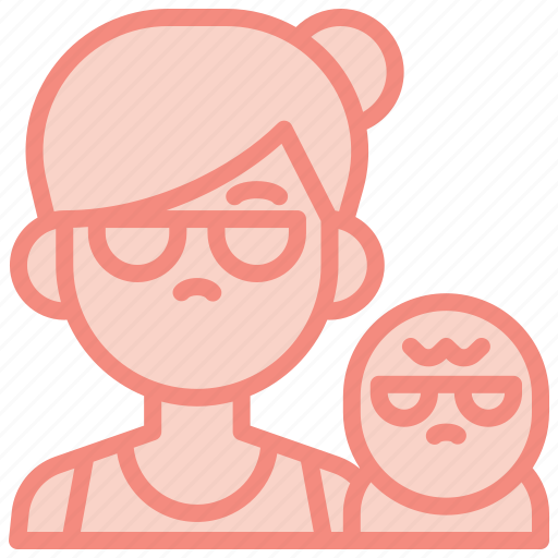 Mom, boss, mother, sunglasses, business, woman, cool icon - Download on Iconfinder
