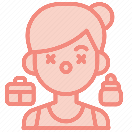 Woman, mother, mom, working, busy, tired, boss icon - Download on Iconfinder