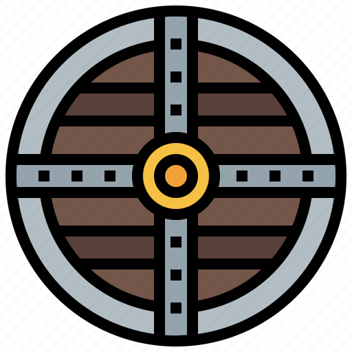 Round, security, shield, war icon - Download on Iconfinder