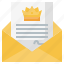 announcement, files, folders, letter, message, royal 