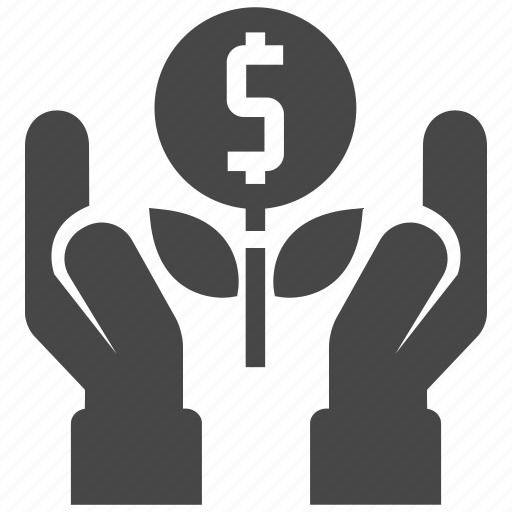 Business, hand, money, plant icon - Download on Iconfinder