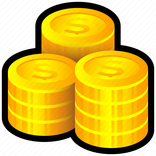 Bullion, cents, coins, coinstack, gold icon - Download on Iconfinder