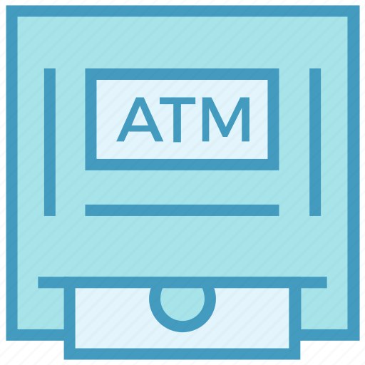 Atm machine, bank, cash, device, money, money machine icon - Download on Iconfinder