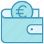 coin, euro, finance, money, payment, purse, wallet 