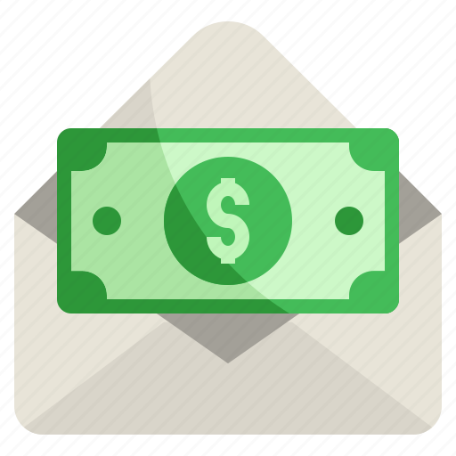 Salary, business, money, paper, mail icon - Download on Iconfinder