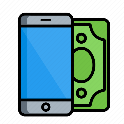 Phone, cash, iphone, mobile, pay, smartphone, technology icon - Download on Iconfinder