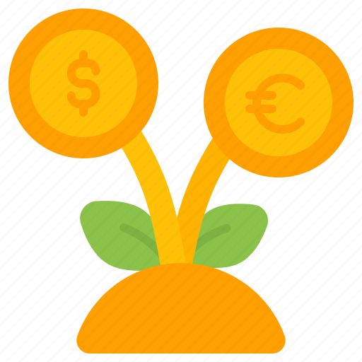 Growth, coin, money, finance, cash, currency, payment icon - Download on Iconfinder