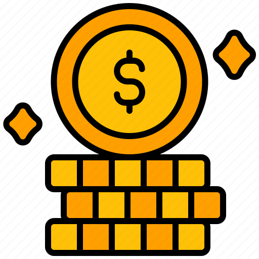 Coins, coin, money, finance, cash, currency, payment icon - Download on Iconfinder