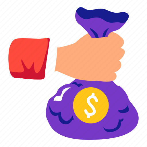 Big, paycheck, payment, sack, of, money, finance icon - Download on Iconfinder