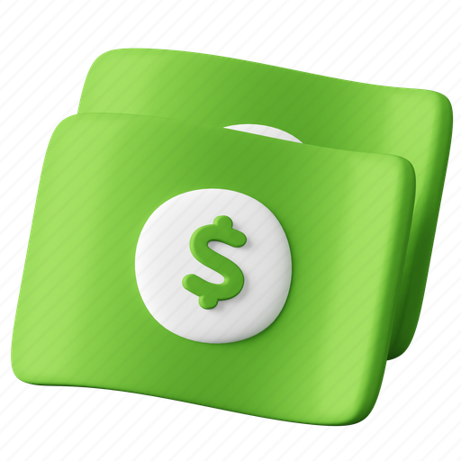 Money, finance, currency, cash, business, dollar, payment 3D illustration - Download on Iconfinder