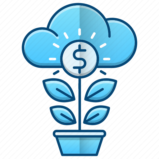 Growth, investments, money, plant icon - Download on Iconfinder