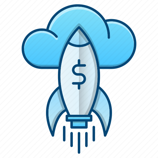Fast, making money, money, rocket, speed icon - Download on Iconfinder