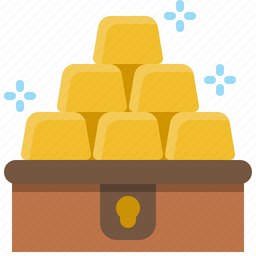 Currency, gold, chest, money, asset, treasure, bank icon - Download on Iconfinder