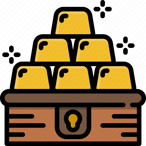 Currency, gold, chest, asset, treasure, money icon - Download on Iconfinder