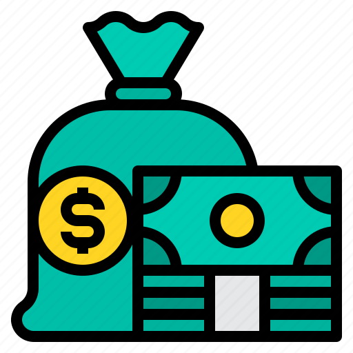 Cash, money, saving, bag, budget icon - Download on Iconfinder