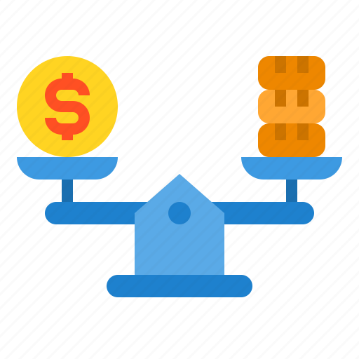 Economy, money, balance, scale, coins icon - Download on Iconfinder