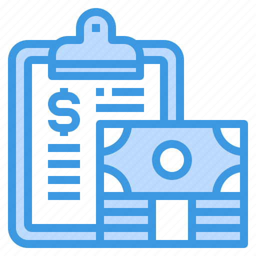 Financial, loan, report, money, clipboard icon - Download on Iconfinder