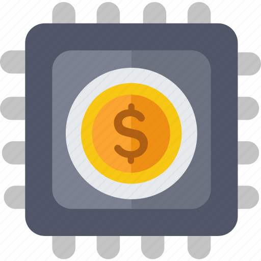 Money, chip, dollar, ic, coin, online, finance icon - Download on Iconfinder