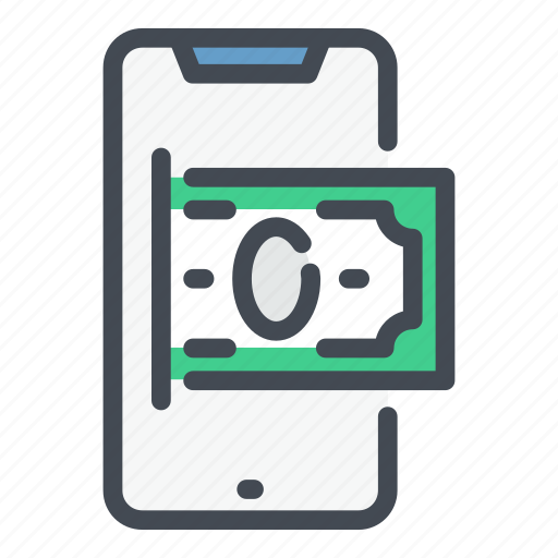 Bill, dollar, mobile, money, online, payment, phone icon - Download on Iconfinder
