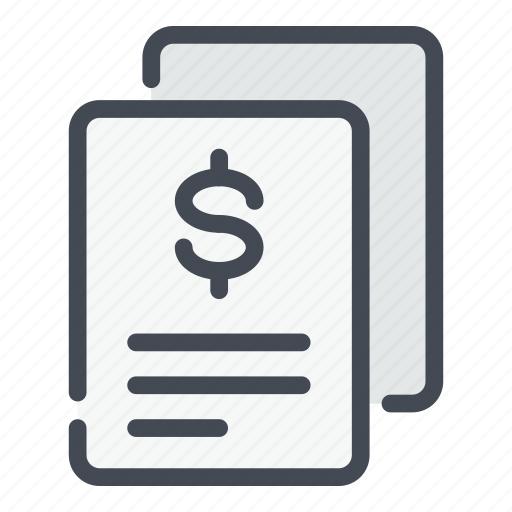 Bill, dollar, finance, invoice, money, payment, report icon - Download on Iconfinder