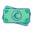 eur, some, banknote, money, cash 