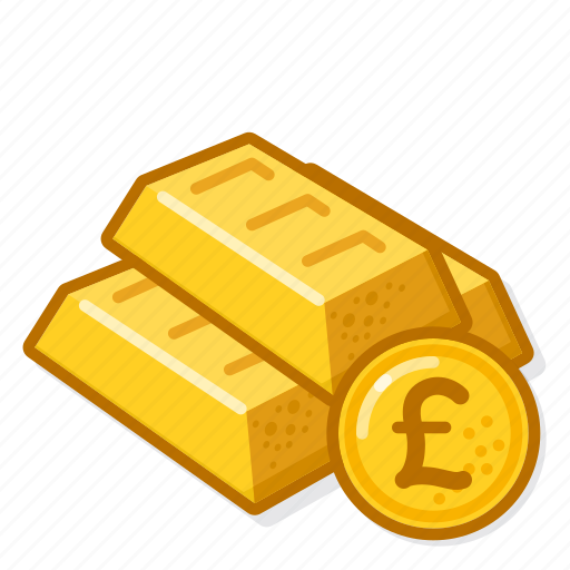 Gold, bar, pound, cartoon, draw icon - Download on Iconfinder