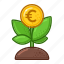 money, tree, eur 