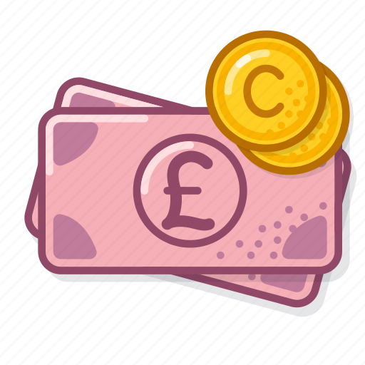 Pound, coin, banknote, cash, money icon - Download on Iconfinder