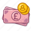pound, coin, avatar, banknote, cash, money 